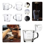 Mini Glass Measuring Cup with Logo