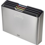 Joseph Joseph Folio Steel 4-piece Cut Board Set with Logo