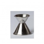  - 1 Oz. Stainless Steel Double Jigger with Logo