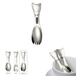 Cat Shaped Spork Dessert Fruit Fork Spoon with Logo