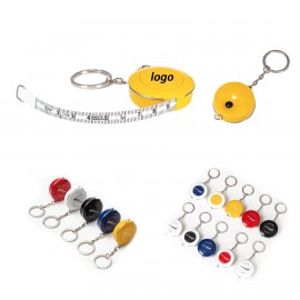 Mini Tape Measure Keychain with Logo  Mini Tape Measure Keychain with Logo