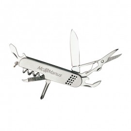 Vito Stainless Steel Pocket Knife with Logo