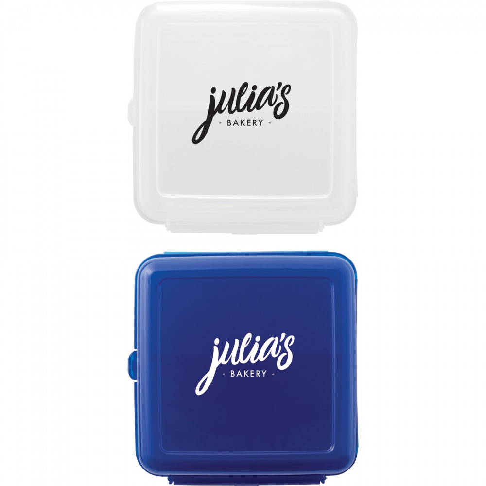Logo Branded Multi Compartment Lunch Container Logo Branded Multi Compartment Lunch Container