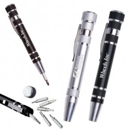 Custom Aluminum Pen-Style Tool Kit  Custom Aluminum Pen-Style Tool Kit