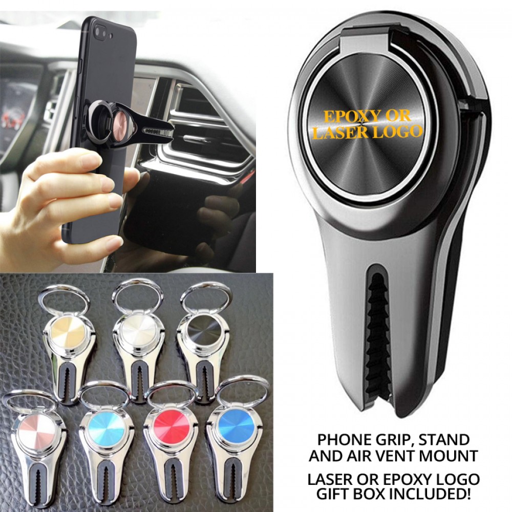 Custom Printed Sprinters 3 in 1 Phone Stand, Grip & Car Air Vent Mount Custom Printed Sprinters 3 in 1 Phone Stand, Grip & Car Air Vent Mount