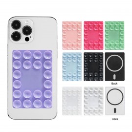 Silicone Magnetic Suction Phone Mount with Logo