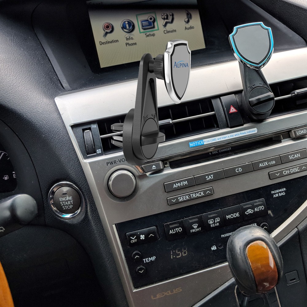 Custom Imprinted Vent Car Mount Phone Holder. Custom Imprinted Vent Car Mount Phone Holder.