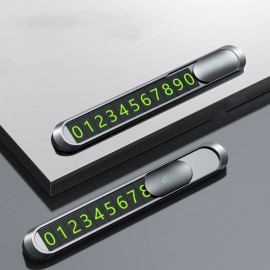 The Magnetic Parking Number Plate with Logo