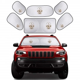 6-Piece Windshield Sunshades with Logo