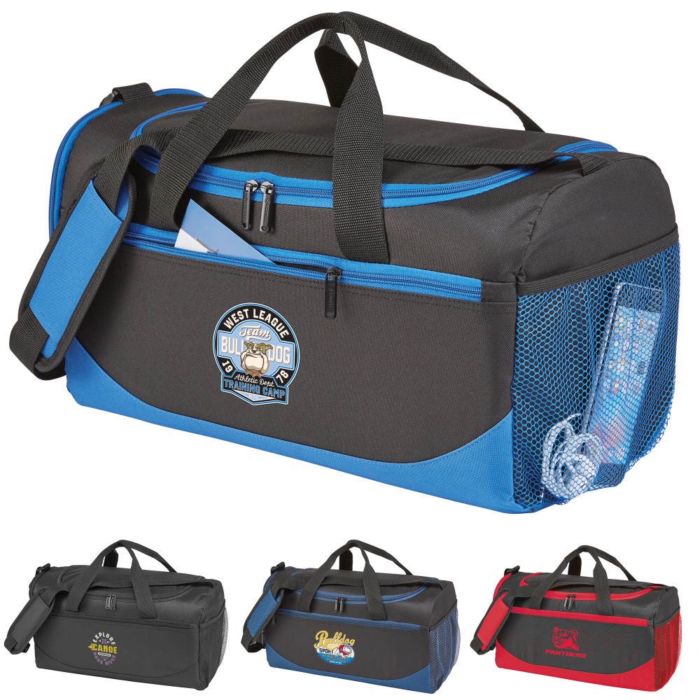 18" Team Sport Duffel Bag Logo Branded 18" Team Sport Duffel Bag Logo Branded