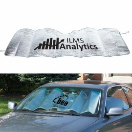 Personalized The Accordian Sun Shade - Silver  Personalized The Accordian Sun Shade - Silver