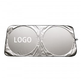 Foldable Car Sunshade with Logo