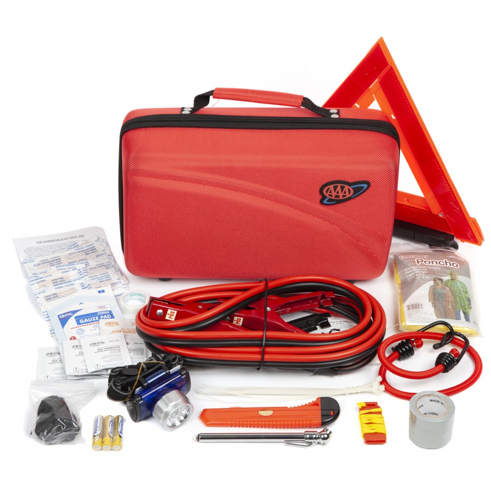 Lifeline AAA Executive Road Kit, 63 Piece with Logo