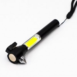Cobb Flashlight with Safety Hammer with Logo