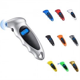 Backlit Digital Tire Gauge Pressure Car Accessory with Logo