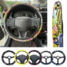 15"Neoprene Universal Car Steering Wheel Cover with Logo  15"Neoprene Universal Car Steering Wheel Cover with Logo