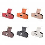 Headrest Mount Back Seat Console Organizer with Logo
