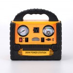 Custom 200W Portable Emergency battery booster Jump Starter combo 260PSI Air Compressor inflater !