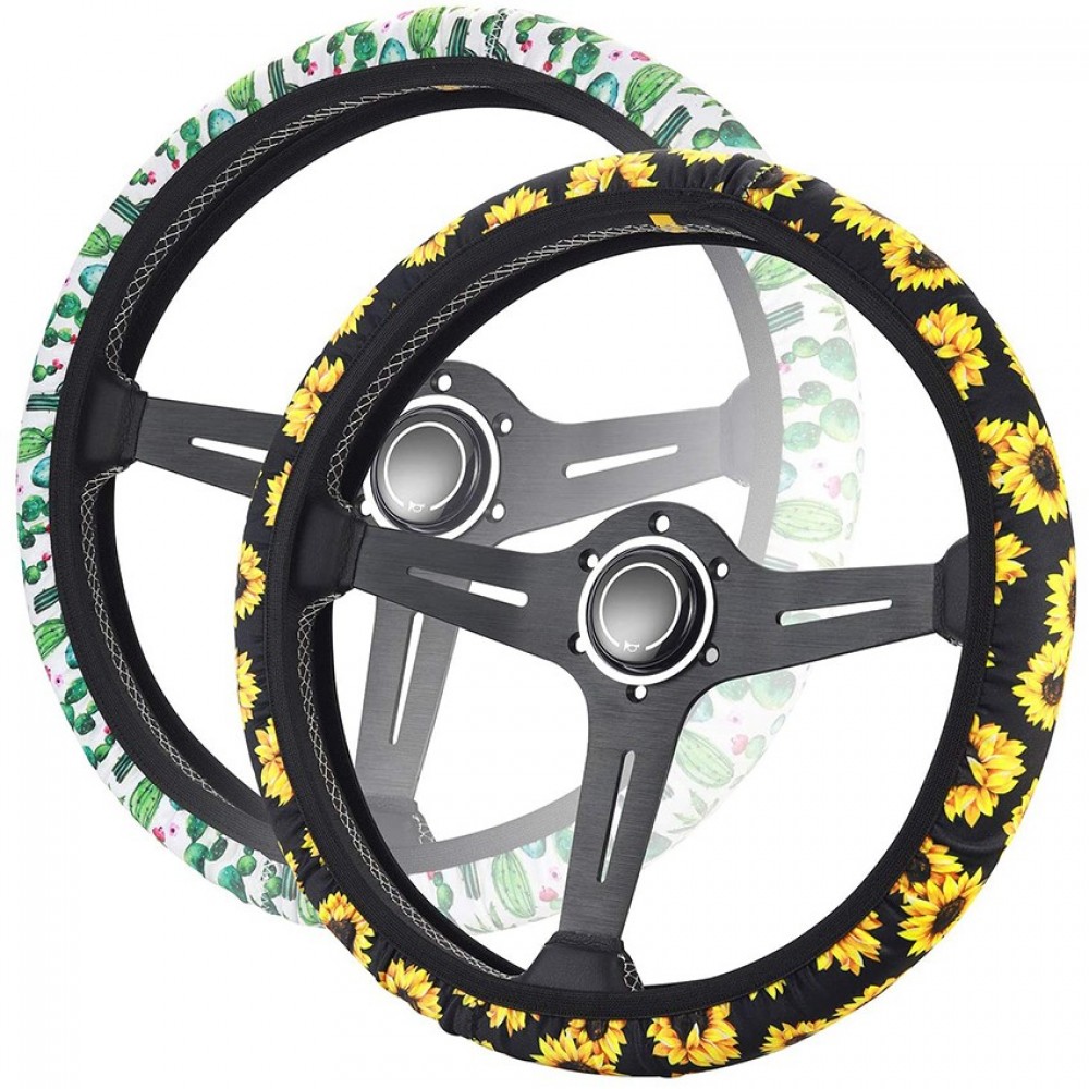 Car Steering Wheel Cover (Neoprene) with Logo