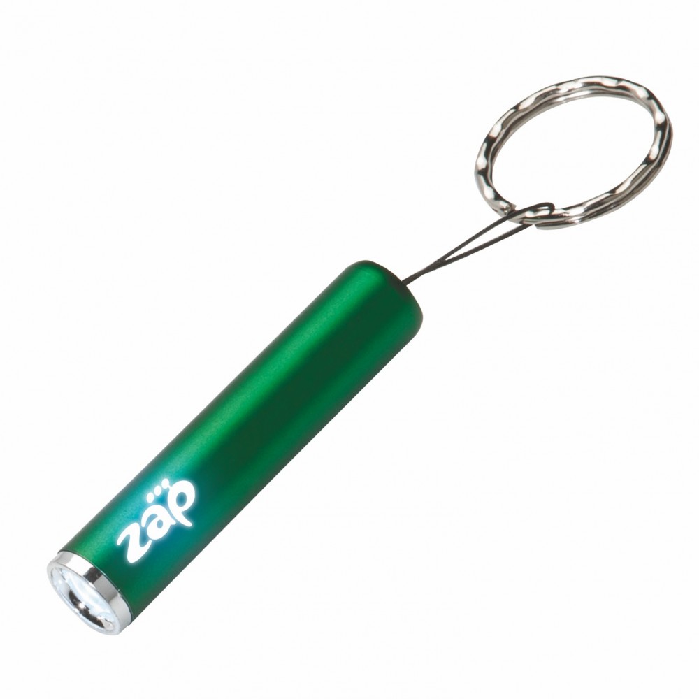 Custom Imprinted The Hendon Light-Up Keylight - Green Custom Imprinted The Hendon Light-Up Keylight - Green