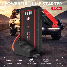 Personalized Emergency Kit 16000mAh 1500A 12V Jump Starter Portable Emergency battery booster