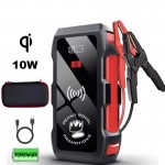 10000mAh Portable Emergency battery booter w/ 10W wireless QI charger with Logo