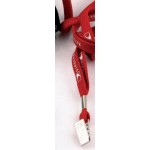 Custom Imprinted 3/8" Tubular Polyester Lanyard with 10 Business Day Production Time