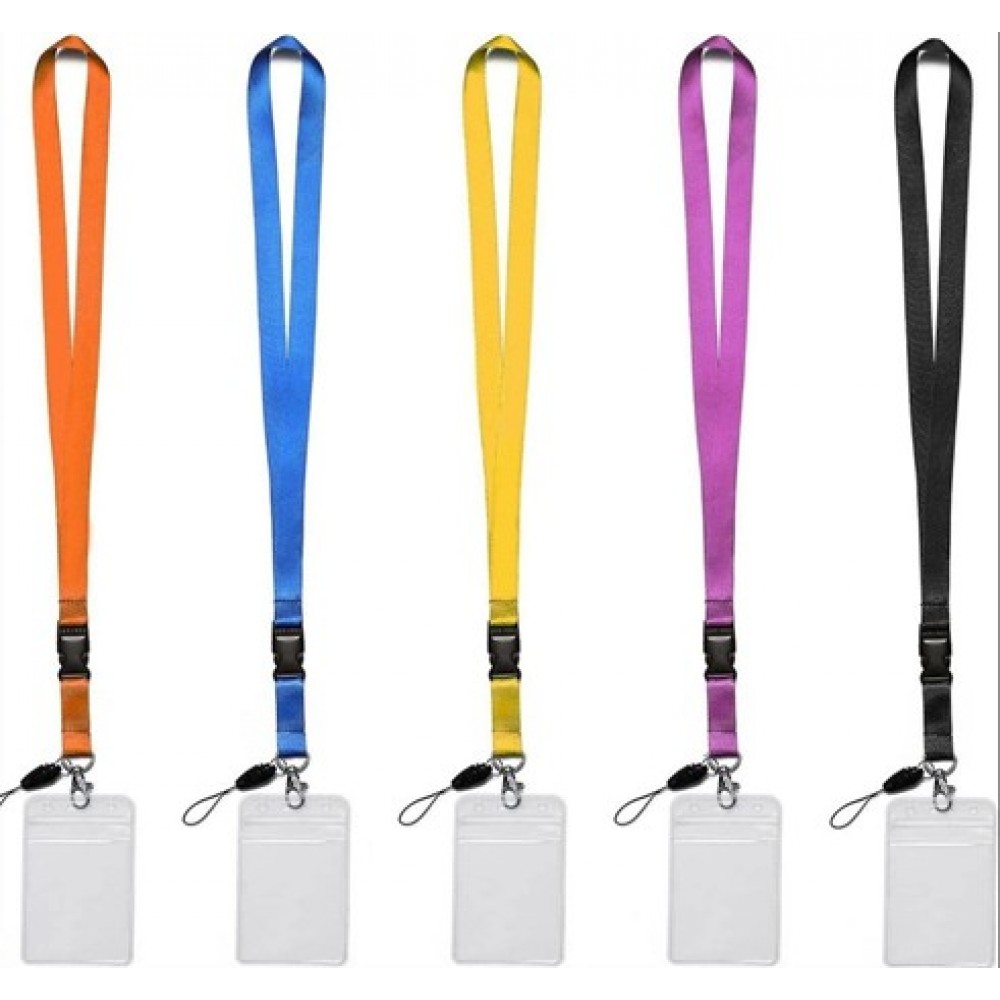 Logo Imprinted Detachable Lanyards with ID Card Holders