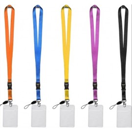 Logo Imprinted Detachable Lanyards with ID Card Holders