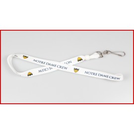 1/2" Cotton Screen Printed Lanyard with Logo