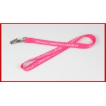 Personalized 5/8" Cotton Screen Printed Lanyard