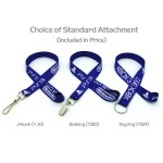 Silkscreened Flat Lanyard w/ 3-Day Rush Service Custom Printed