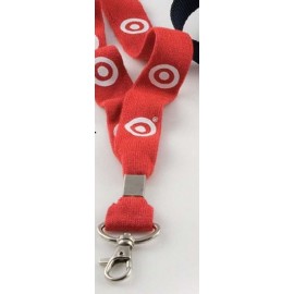 Custom Printed 1" Tubular Cotton Lanyard with 10 Business Day Production Time