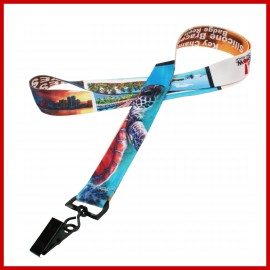 Logo Branded 3/4" Dye Sublimation Lanyard