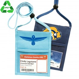 Premium Double Window RPET Recycled Pouch with Logo  Premium Double Window RPET Recycled Pouch with Logo