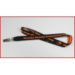 3/4" Woven Lanyard Logo Imprinted