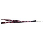 Logo Imprinted 5/8" Polyester 1 Color, 1 Side Imprint Lanyard