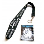 Customized Polyester Lanyard w/Badge Pouch Holder Logo Imprinted