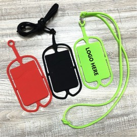 Silicone Phone Lanyard Custom Imprinted