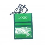 420D Polyester Neck Wallet Custom Printed