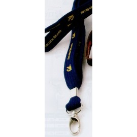 Custom Imprinted 3/4" Tubular Polyester Lanyard with Rush Shipping Custom Imprinted 3/4" Tubular Polyester Lanyard with Rush Shipping