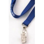 3/8" Flat Polyester Lanyard w/ 10 Business Day Production Time Logo Imprinted