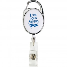 Custom Retractable Badge Reel with Sport Clip