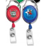 Logo Branded "Oberlin Pl" Full-Color Retractable Carabiner Style Badge Reel & Badge Holder (Overseas)