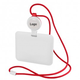 Retractable Badge Reel with Lanyard with Logo