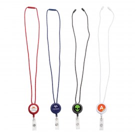 Logo Branded Roped Lanyard Badge Reel  Logo Branded Roped Lanyard Badge Reel