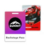Full Color Tradeshow/Event Passes with Logo