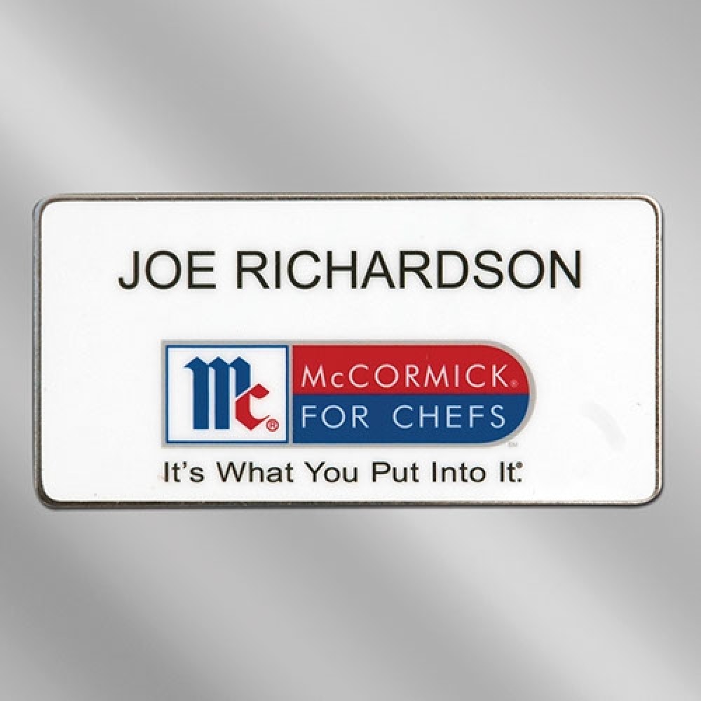 Promotional Rectangle Name Badge