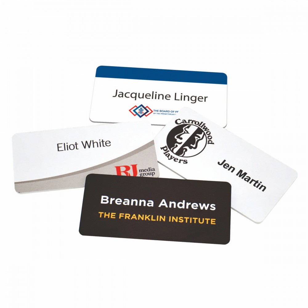 Promotional Magnetic Name Badges- 1.5" X 3"