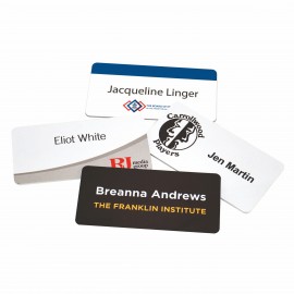 Magnetic Name Badges- 1.5" X 3" with Logo  Magnetic Name Badges- 1.5" X 3" with Logo